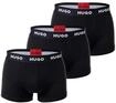 Boxershorts HUGO "Boxershort 3er Pack", Herren, Gr. L, schwarz, Obermaterial: 95%