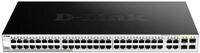 D-Link Web Smart DGS-1210-48 - Switch - verwaltet - 48 x 10/100/1000 + 4 x...
