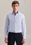 seidensticker Businesshemd Schwarze Rose Slim 1/1 Kentkragen Gestreift