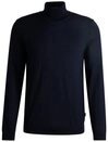 BOSS Strickpullover Rollkragenpullover