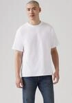 Rundhalsshirt LEVI'S "LE RED TAB VINTAGE TEE", Herren, Gr. S, wei&szlig;, Jersey,