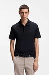 BOSS Poloshirt Palosh mit tonalem Logo, slim fit blau XXL (54)