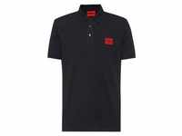 HUGO Poloshirt Herren Polo-Shirt - DERESO222, Pique, Slim Fit schwarz XL