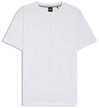 BOSS Kurzarmshirt T-Shirt mit Gummiertem Logo - Regular Fit