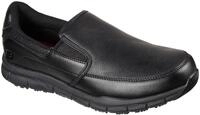 Berufsschuh SKECHERS "NAMPA-GROTON" Gr. 40, schwarz, 40, Lederimitat, Schuhe,