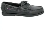 Sebago Sebago Docksides, Full-Grain Leather (Glattleder), total black, Men 70