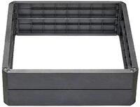 GARANTIA Hochbeet Ergo Quadro L Stone (Set, 4 Elemente mit einer Gesamth&ouml;he von 25