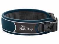 Hunter Tierbedarf Hunde-Halsband Halsband Divo dunkelblau/grau