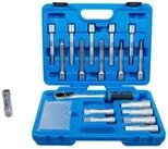 BGS technic Bit-Set BGS Sto&szlig;d&auml;mpfer-Werkzeug-Satz 18 teilig