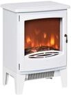 HOMCOM Elektrokamin, LED Elektrokamin Standkamin mit Flammeneffekt 900,1800W...