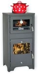 Kupro Email Ltd Kaminofen Kaminofen mit Backfach und Herdplatte Ever 2 Holzofen Kamin