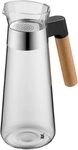 WMF Wasserkaraffe KINEO, 1 Liter, Glas, Cromargan Edelstahl 18/10, (1-tlg), mit