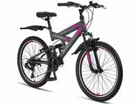 Licorne Bike Strong V Premium anthrazit/rosa