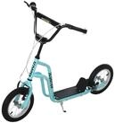 HOMCOM Scooter Tretroller Kickboard mit Luftreifen 12 Zoll, ab 5 Jahre, Blau, 0 km/h,