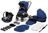 lionelo Kombi-Kinderwagen MIKA 3in1, UPF 50+ MatratzeRegenschutzXXL 0 bis 22kg