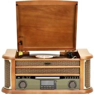 Reflexion HIF2002DAB Retro HiFi-System - Plattenspieler - braun Plattenspieler