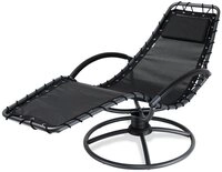 Casaria Gartenliege Eve, Liegestuhl Schaukelliege Ergonomisch 120kg Belastbar