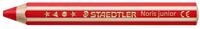 STAEDTLER Buntstift STAEDTLER Noris junior 140 Kindermalstift 3in1 zinnoberrot