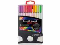 STABILO Pen 68 Brush Arty 20er Pack