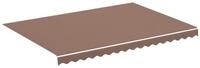 vidaXL Markise Markisenbespannung Braun 3,5x2,5 m