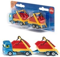 SIEPER Modellauto siku LKW mit Absetzmulde und Anh&auml;nger