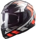 LS2 Motorradhelm LS2 FF320 Stream Evo Loop schwarz / orange (1er Set)