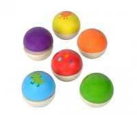 Eichhorn Kleinkindwelt 6 Holzkugeln mit Sound 100003487 Spielbausteine