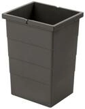 Hailo Einbaum&uuml;lleimer Hailo Inneneimer 1138999 dunkelgrau 13 Liter 207 x 242 x 350