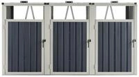 pro.tec M&uuml;lltonnenbox, &raquo;Tarbek&laquo; M&uuml;lltonnen Verkleidung f&uuml;r 3 Tonnen 240 L...