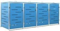 vidaXL M&uuml;lltonnenbox 4 Tonnen - 276,5x77,5x115,5 cm M&uuml;lltonnenbox