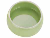Nobby Futterbehälter Keramik Futtertrog grün, Fassungsvermögen: 500 ml