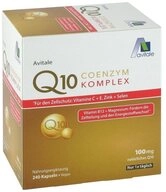 Avitale GmbH COENZYM Q10 100 mg Kapseln+Vitamine+Mineralstoffe Kapseln, 240 St.