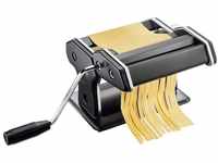 GEFU Nudelmaschine Italienische Pastamaschine Pasta PERFETTA schwarz matt, für