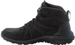 Wanderschuh JACK WOLFSKIN "WOODLAND 2 TEXAPORE MID W", Damen, Gr. 37, schwarz