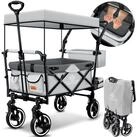 KESSER Bollerwagen, Bollerwagen Faltbar GTS-9100 mit Dach Handwagen...