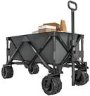 Outsunny Bollerwagen Faltbarer Handwagen, mit Teleskop Griff, bis 70 kg, belastbar
