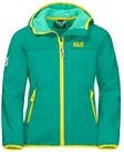 Jack Wolfskin Softshelljacke Fourwinds (wind-& wasserabweisend) mintgr&uuml;n Kinder
