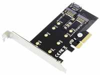 Digitus M.2 NGFF / NVMe SSD PCI Express 3 (x4) Add-On Modulkarte, inkl....