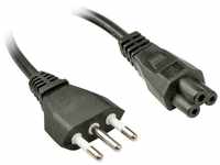 Lindy 2m, CEI23-16-VII - IEC 320 C5-Koppler Computer-Kabel