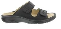 BERKEMANN Berkemann Luis, Herrenpantolette, Fettnubuk, schwarz, verstellbar 5804