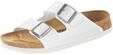 Sandale BIRKENSTOCK "Arizona SL", Damen, Gr. 48, wei&szlig;, Obermaterial: 100%...