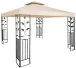 Spetebo Pavillon-Ersatzdach Ersatzdach mit Kaminabzug - beige, (St&uuml;ck, Ersatzdach),