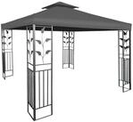 Spetebo Pavillon-Ersatzdach Ersatzdach mit Kaminabzug - anthrazit, (St&uuml;ck,