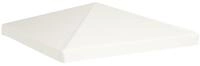 vidaXL Pavillon-Ersatzdach, Pavillondach 310 g/m&sup2; 3x3 m Cremewei&szlig;