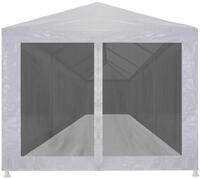 vidaXL Partyzelt, Pavillon mit 10 Mesh-Seitenw&auml;nden 12 x 3 m