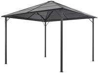 vidaXL Partyzelt Gartenpavillon mit Dach Aluminium 3&times;3 m Anthrazit