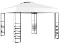 vidaXL Partyzelt Gartenpavillon 3&times;3 m Wei&szlig;
