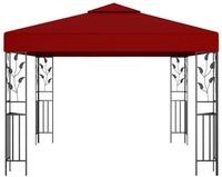vidaXL Pavillon, Partyzelt 3x3 m Weinrot