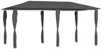 vidaXL Partyzelt Pavillon mit Pfostenverkleidung 2,98x5,3x2,59 m Grau 160 g/m&sup2;