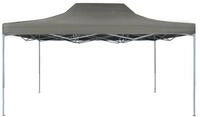 vidaXL Pavillon, Profi-Partyzelt Faltbar 3&times;4 m Stahl Anthrazit